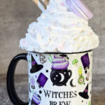 Witches Brew Halloween Gothic Print Ceramic Mug