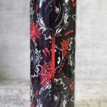 stay strange goth girl cameo & red cobwebs 20oz straight tumbler preorder