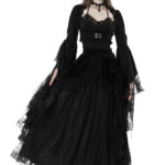 Nathalia Roses Black Flared Sleeve Gothic Victorian Bolero