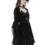 Nathalia Roses Black Flared Sleeve Gothic Victorian Bolero