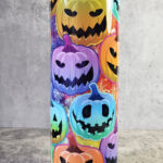 bright pumpkins gothic halloween 20oz straight tumbler
