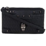 Crystal Skull Gothic Clutch Bag by GothX