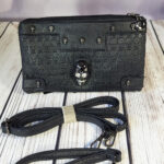 Crystal Skull Gothic Clutch Bag by GothX