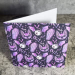 Bats Eyeballs & Coffins Gothic Greetings Card