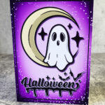 Ghostie Moon Halloween Greetings Card
