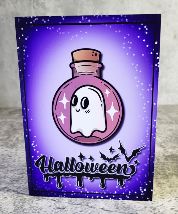 Ghostie Potion Halloween Greetings Card