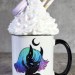 Horned Cosmic Girl Witchy Gothic Mug