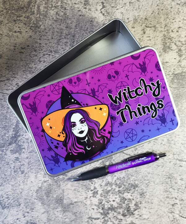 Beatrice Witch Witchy Things Gothic Keepsake Rectangular Tin