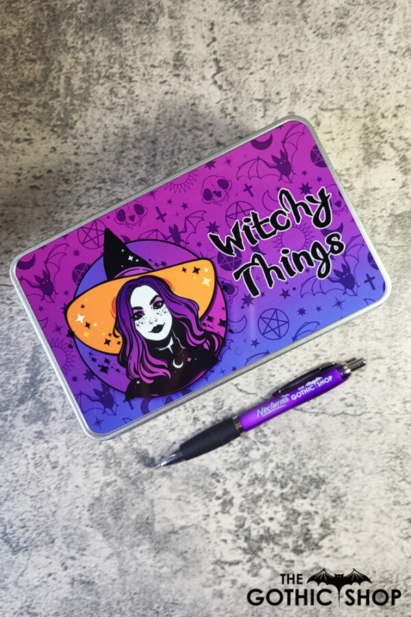 Beatrice Witch Witchy Things Gothic Keepsake Rectangular Tin