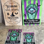 Witchy Gothic Metal Signs