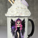 personalised customised dark angel ceramic mug