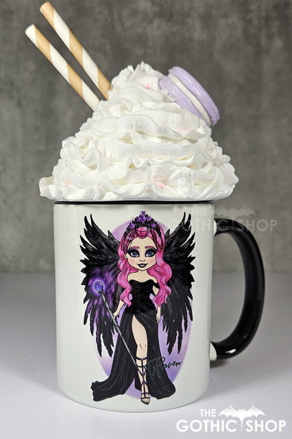 personalised customised dark angel ceramic mug