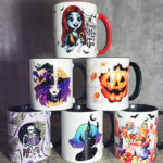 Gothic, witchy and halloween mugs