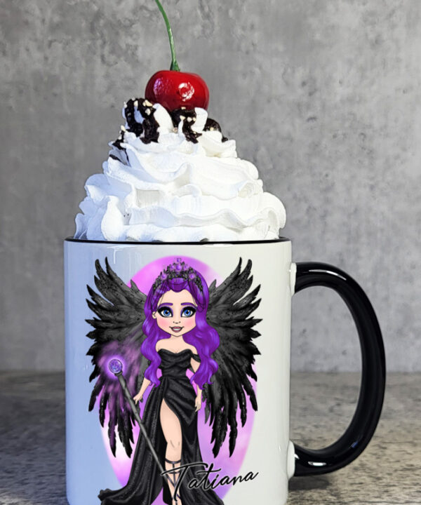 Personalised Customised Dark Angel Ceramic Mug