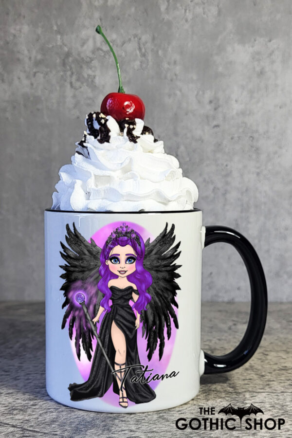 Personalised Customised Dark Angel Ceramic Mug
