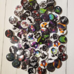 Gothic 25mm pin badges