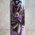 Spooky Eve Bat Pastel Gothic Halloween Skinny Tumbler