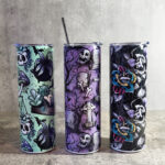 Gothic Halloween Skinny Tumbler