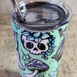 spooky planters green gothic halloween 20oz straight tumbler preorder