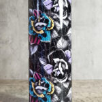 Nightmare Roses Gothic Halloween Skinny Tumbler