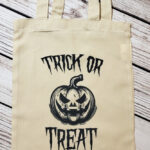 Jack o' Lantern Pumpkin Halloween Trick or Treat Small Tote Bag