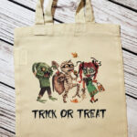 Zombies Halloween Trick or Treat Small Tote Bag
