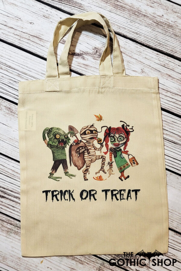 Zombies Halloween Trick or Treat Small Tote Bag