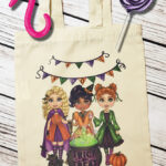 Witches & Cauldron Halloween Trick or Treat Small Tote Bag