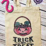 Jack o' Lantern Sweet Basket Halloween Trick or Treat Small Tote Bag