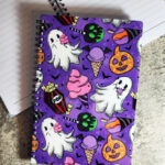 Ghost Carnival Icecreams Gothic Halloween A5 Notebook Journal