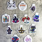 Gothic Witchy Magnetic Bookmarks