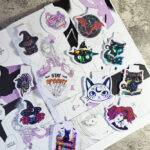 Gothic Witchy Magnetic Bookmarks