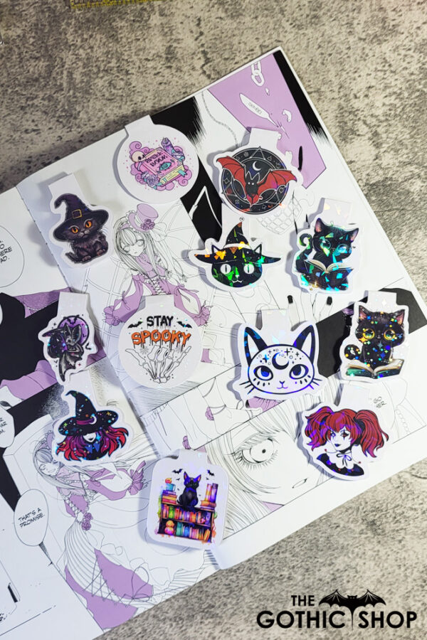 Gothic Witchy Magnetic Bookmarks