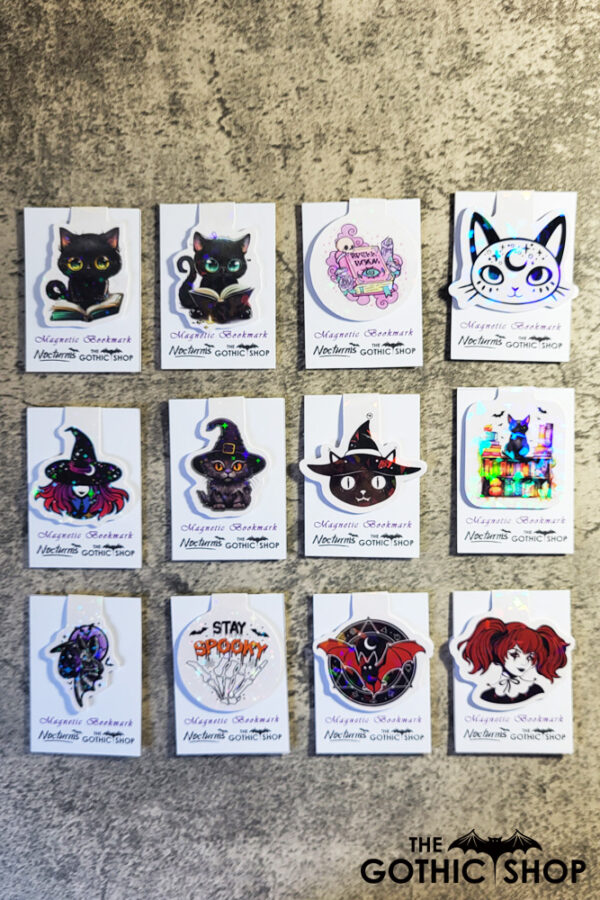 Gothic Witchy Magnetic Bookmarks