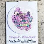 Pink Spell Book Pastel Goth Witchy Magnetic Bookmark