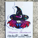 Aurora Witch Holographic Stars Gothic Witchy Magnetic Bookmark