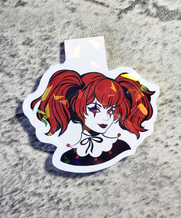 Harley Holographic Gothic Witchy Magnetic Bookmark