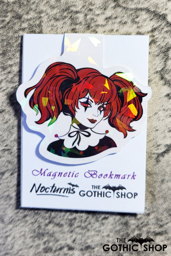 Harley Holographic Gothic Witchy Magnetic Bookmark