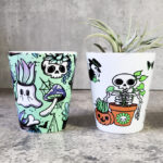 Gothic plant pots
