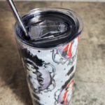 Zombie Bride Cameos Gothic Halloween Skinny Tumbler