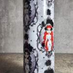 Zombie Bride Cameos Gothic Halloween Skinny Tumbler