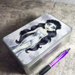 Zombie Bride Gothic Halloween Keepsake Rectangular Tin