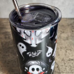 Spooky Stories Ghosts Gothic Halloween Skinny Tumbler