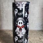 Spooky Stories Ghosts Gothic Halloween Skinny Tumbler