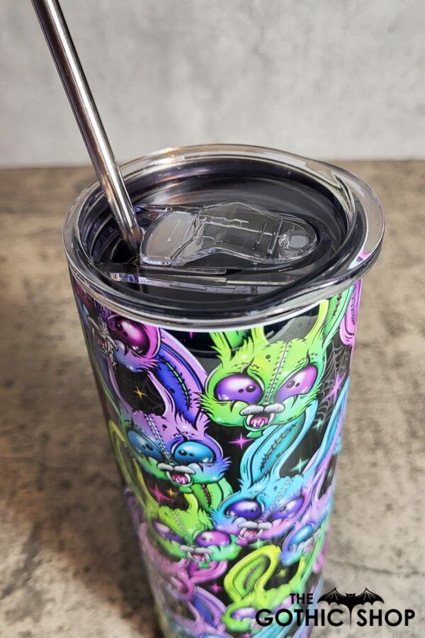 RabZombie Bunny Gothic Halloween Skinny Tumbler