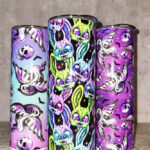 Zombie Gothic Halloween Skinny Tumbler