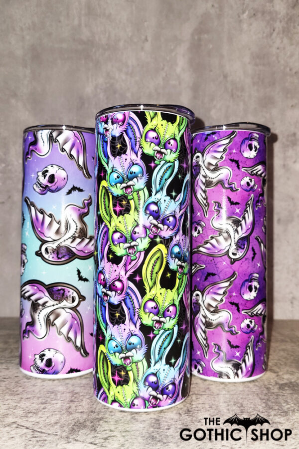 Zombie Gothic Halloween Skinny Tumbler