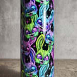 RabZombie Bunny Gothic Halloween Skinny Tumbler
