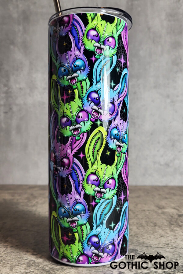 RabZombie Bunny Gothic Halloween Skinny Tumbler