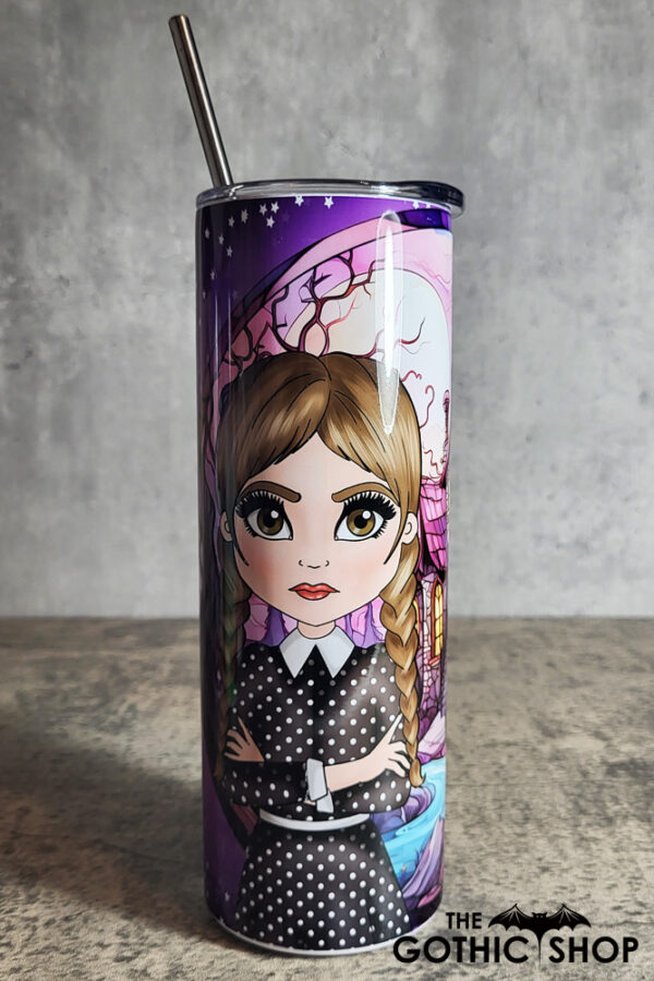 Willow Goth Girl Spooky House Gothic Halloween Skinny Tumbler